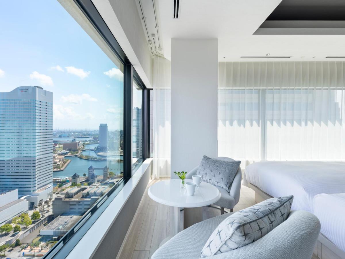 Mitsui Garden Hotel Yokohama Minatomirai Premier Exteriér fotografie View from a suite