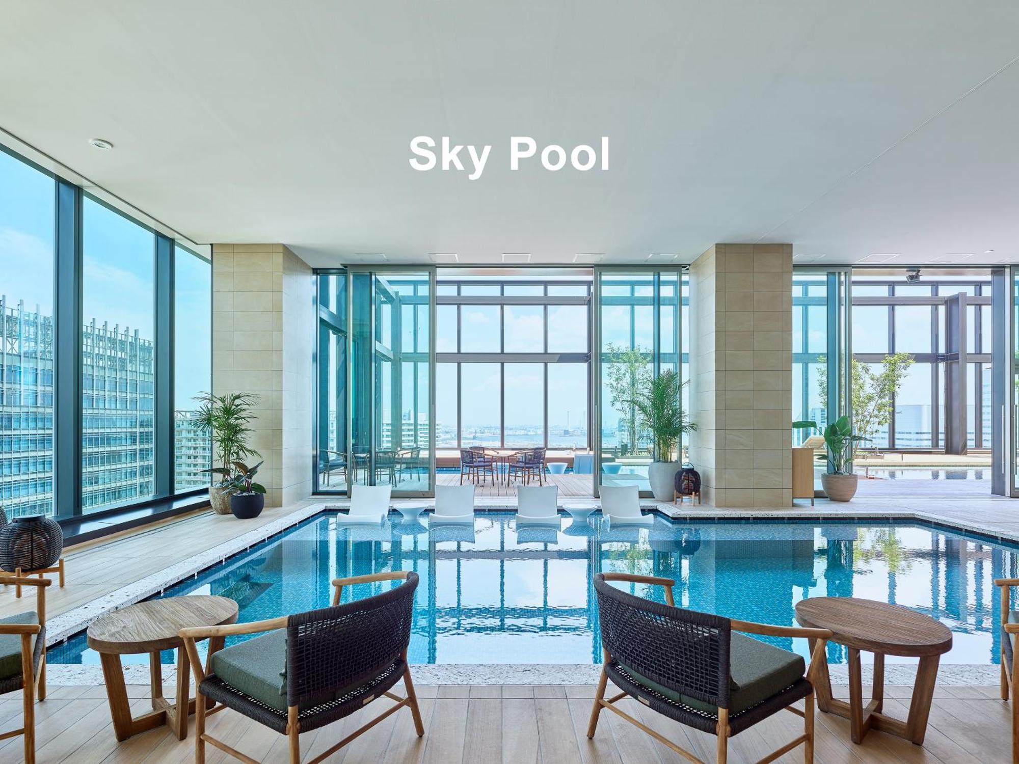 Mitsui Garden Hotel Yokohama Minatomirai Premier Exteriér fotografie Sky Pool