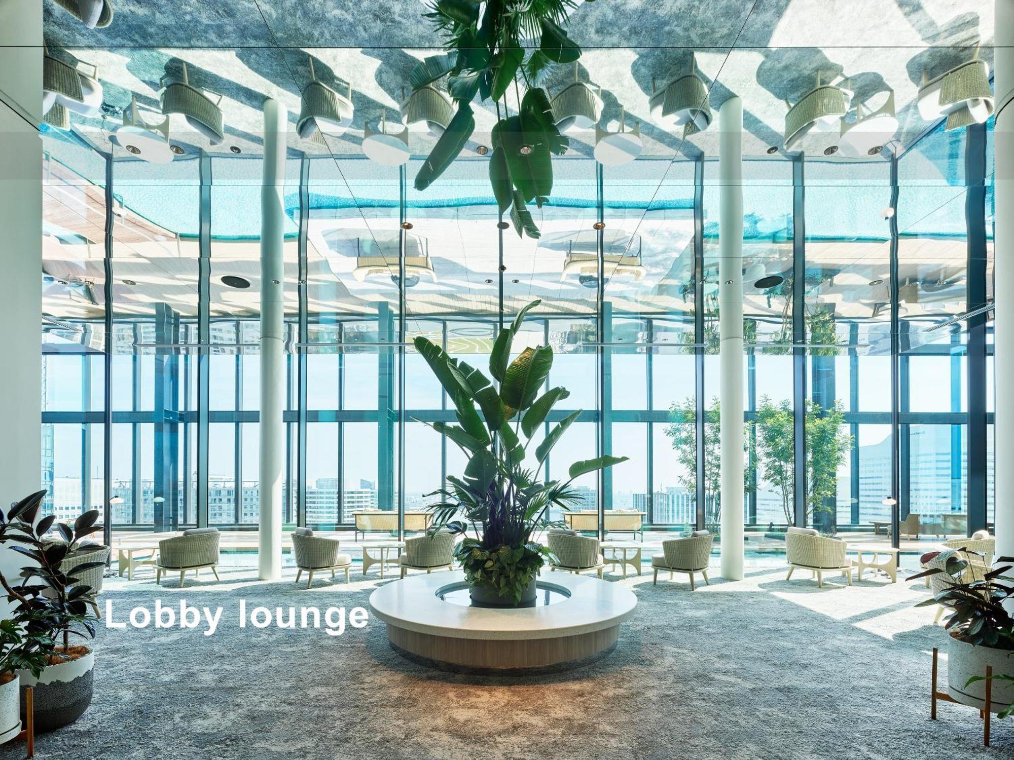 Mitsui Garden Hotel Yokohama Minatomirai Premier Exteriér fotografie Lobby Lounge